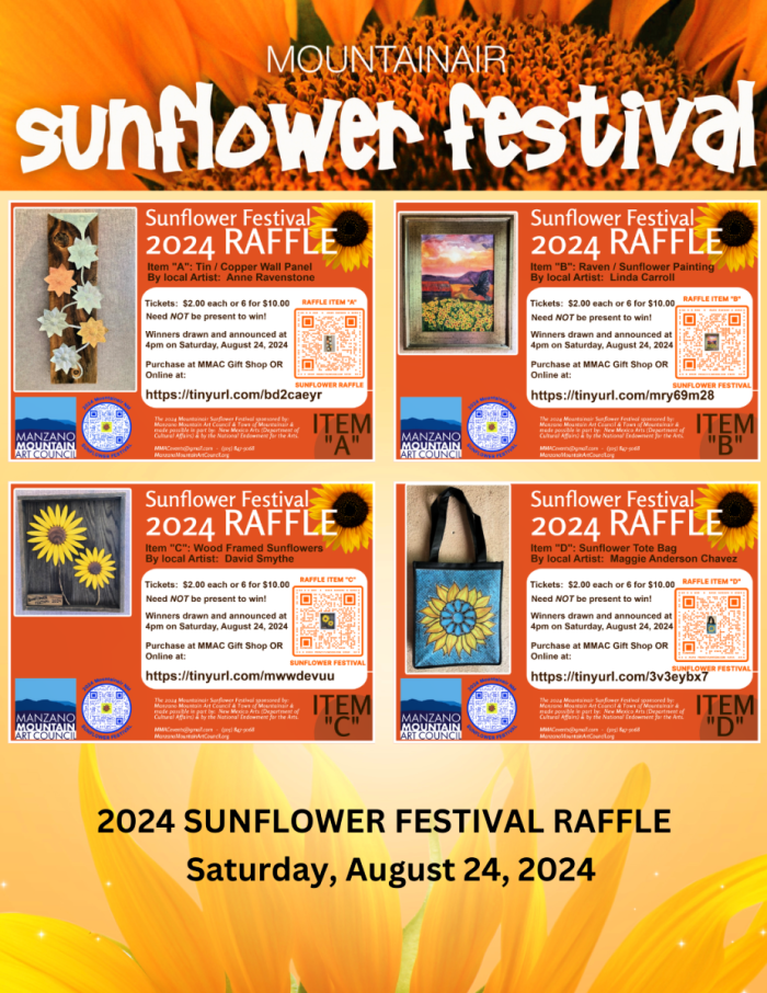 Sunflower Festival Manzano Mountain Art Council